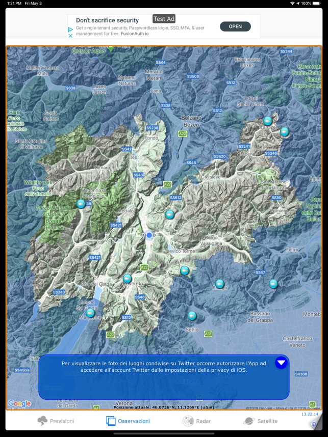 ‎METEO TRENTINO Screenshot