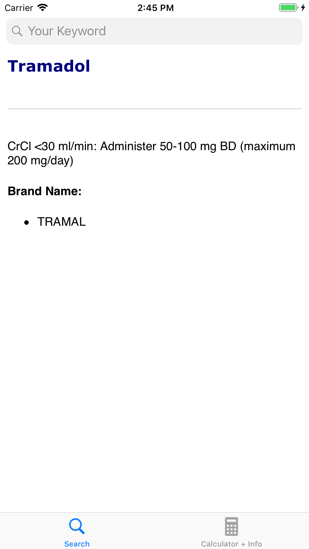 Renal Dose Adjustment & CrCl