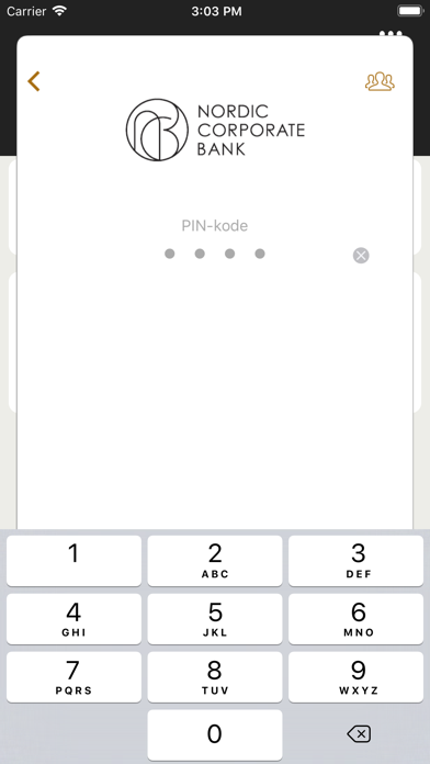 Screenshot #1 pour Nordic Corporate Bank