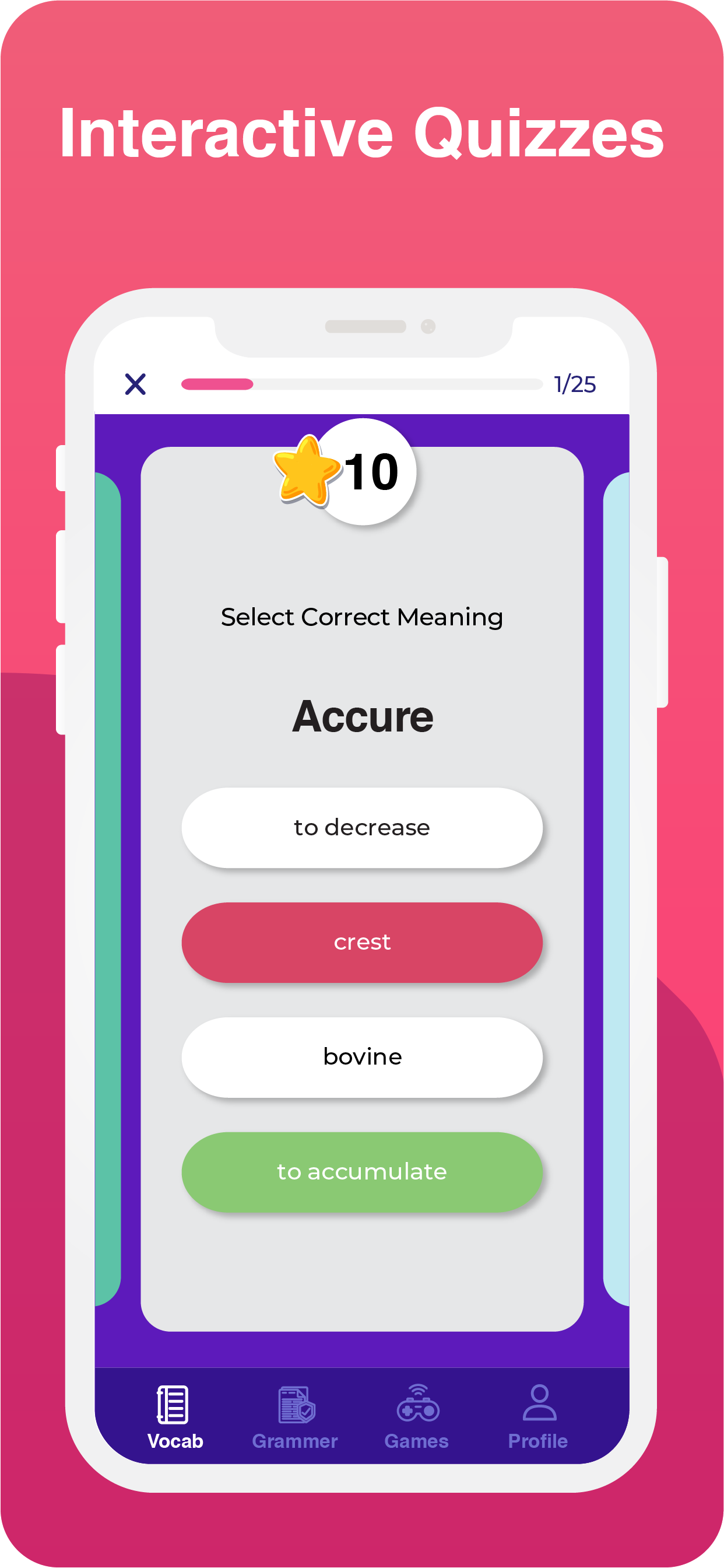 STEP Vocabulary Builder screenshot 7