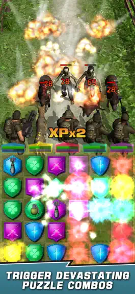 Game screenshot VDV Match 3 RPG: Zombies! apk