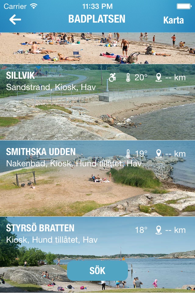 Badplatsen Göteborg screenshot 2