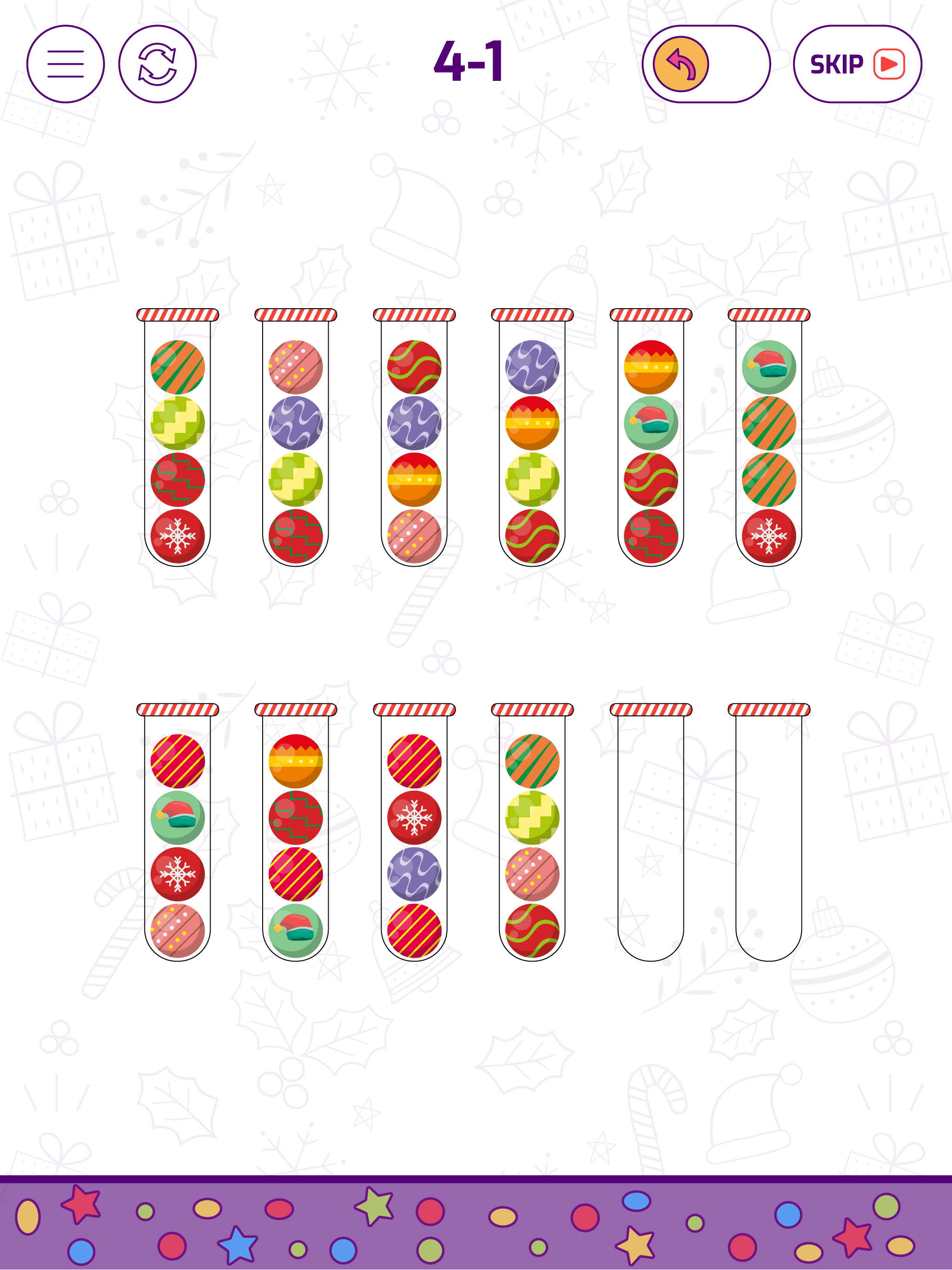 Bubble Sort Color Puzzle Game