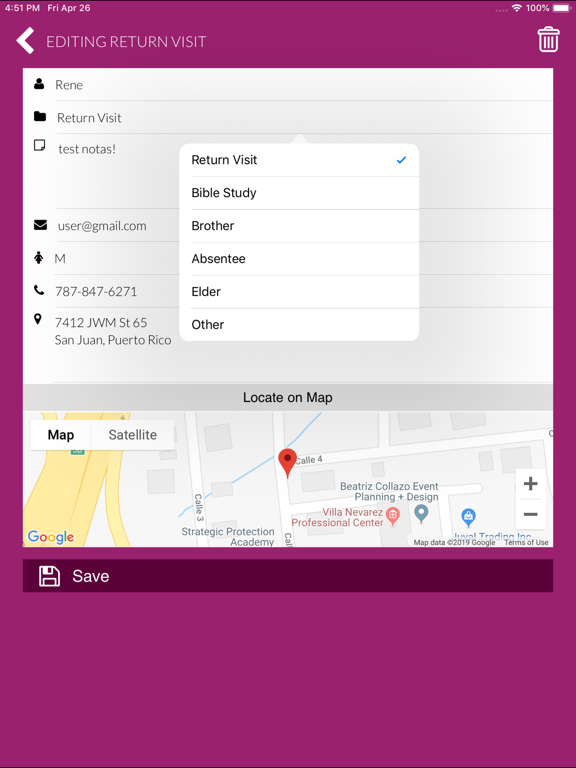 Field Service Report Pro iPad screenshot 7 - Utilities app