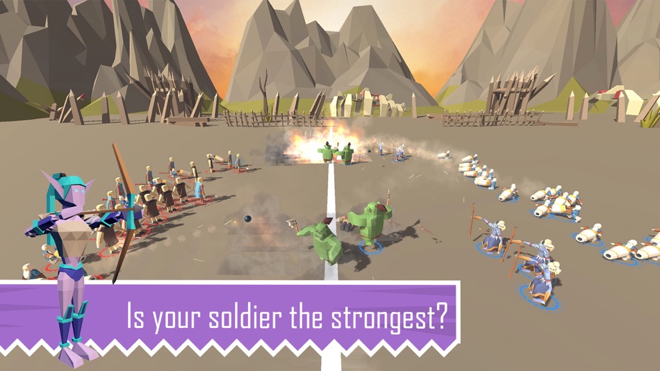 #3. Battle Simulator 2 (iOS) 由: Playstarz Inc.