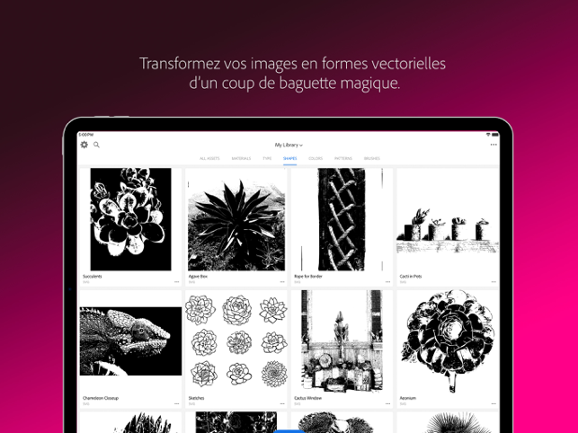 ‎Adobe Capture:Outil pour Ps,Ai Capture d'écran