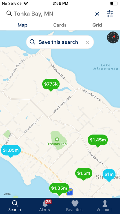 Lake Minnetonka Homes Screenshot