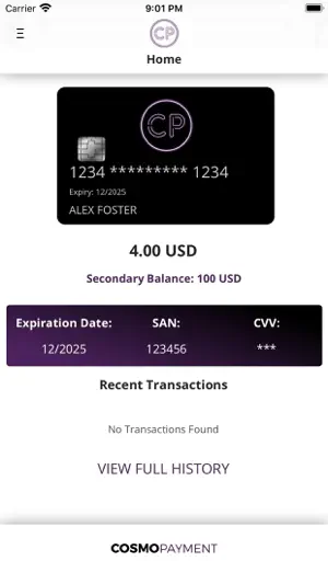 CosmoPayment screenshot 2