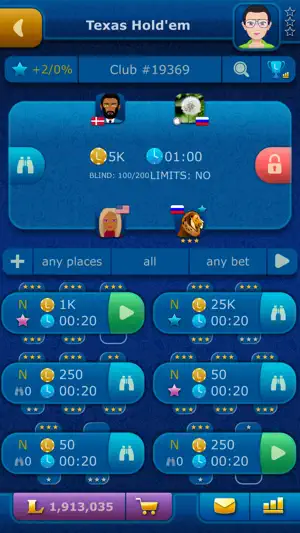 Online Poker LiveGames screenshot 2