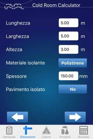 Cold Room Calculator screenshot 2