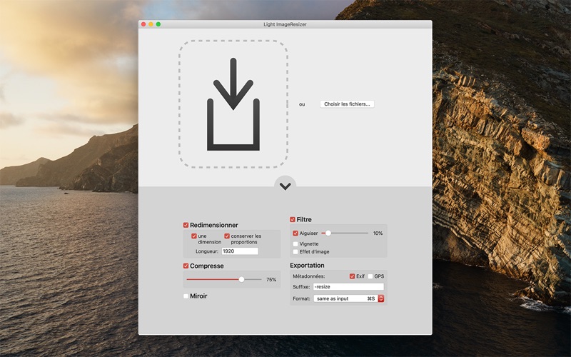 Screenshot #1 pour Light ImageResizer