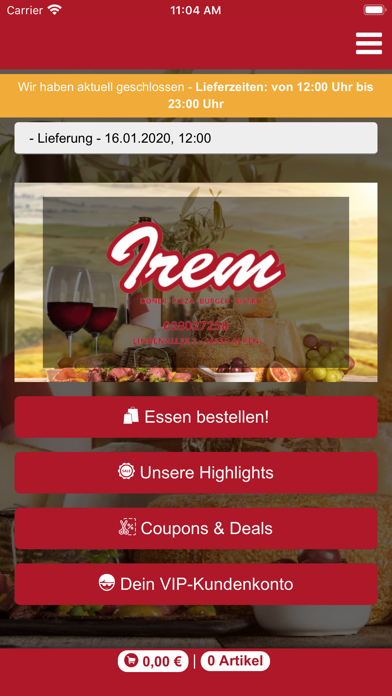 Restaurant Irem Screenshot