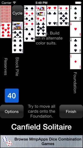 Canfield Solitaire - Classicのおすすめ画像5