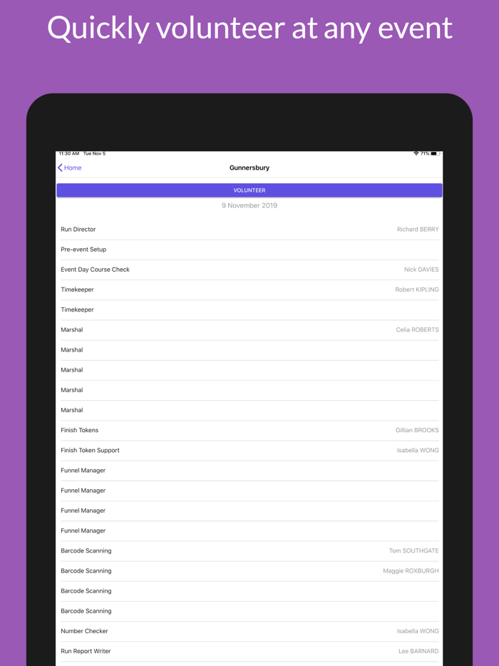 5K parkrunner results