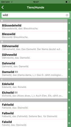 Das große Kosmos Jagdlexikon screenshot 2