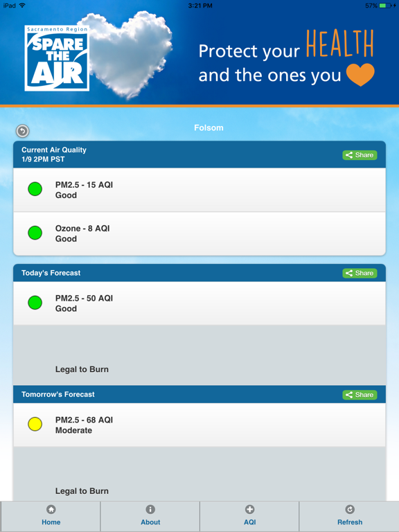 Screenshot #4 pour Sacramento Region Air Quality