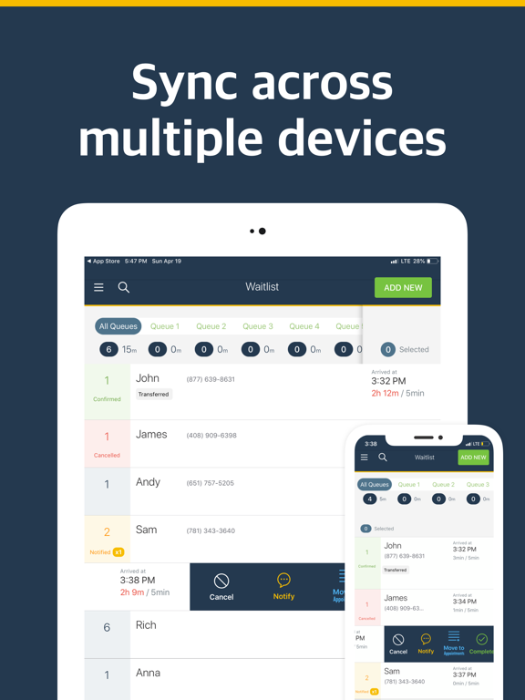 NextME - Virtual Waitlist App iPad screenshot 4 - Business app