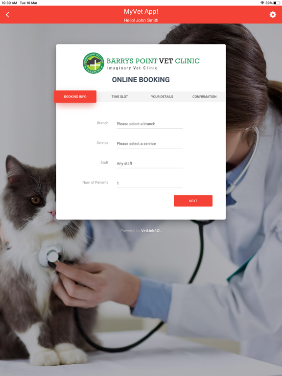MyVet App! iPad screenshot