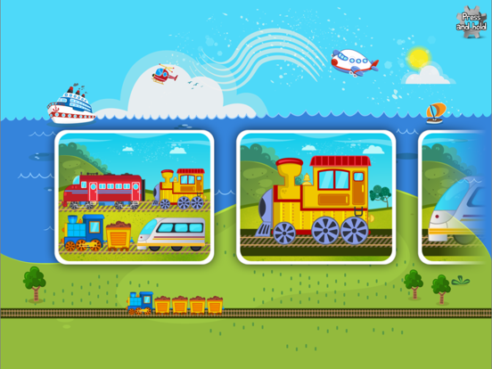 Screenshot #2 for Train Puzzles for Kids