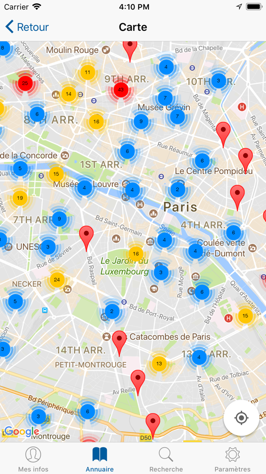 #4. mines.org (iOS) 由: Amicale du Corps des Mines - ACM