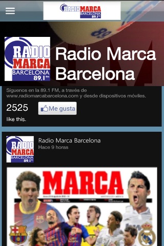 Radio Marca Barcelona 89.1fm screenshot 3