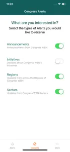 Congress Alerts screenshot #5 for iPhone