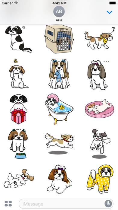Screenshot #3 pour Sweet Shih Tzu Dog Sticker