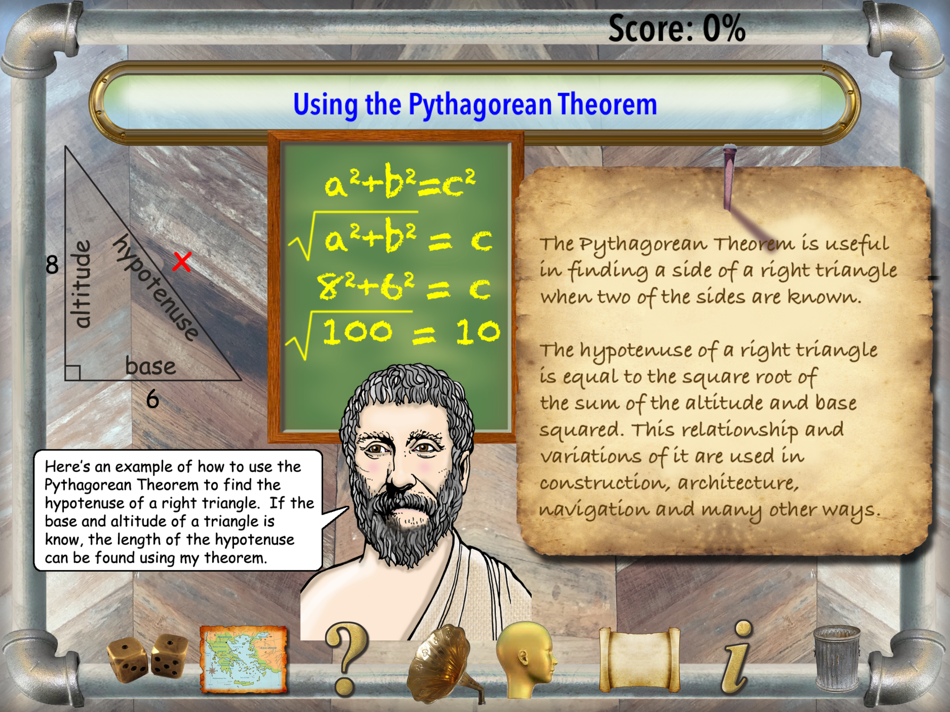 #2. Pythagoras • Mathematician (iOS) By: Ventura Educational Systems