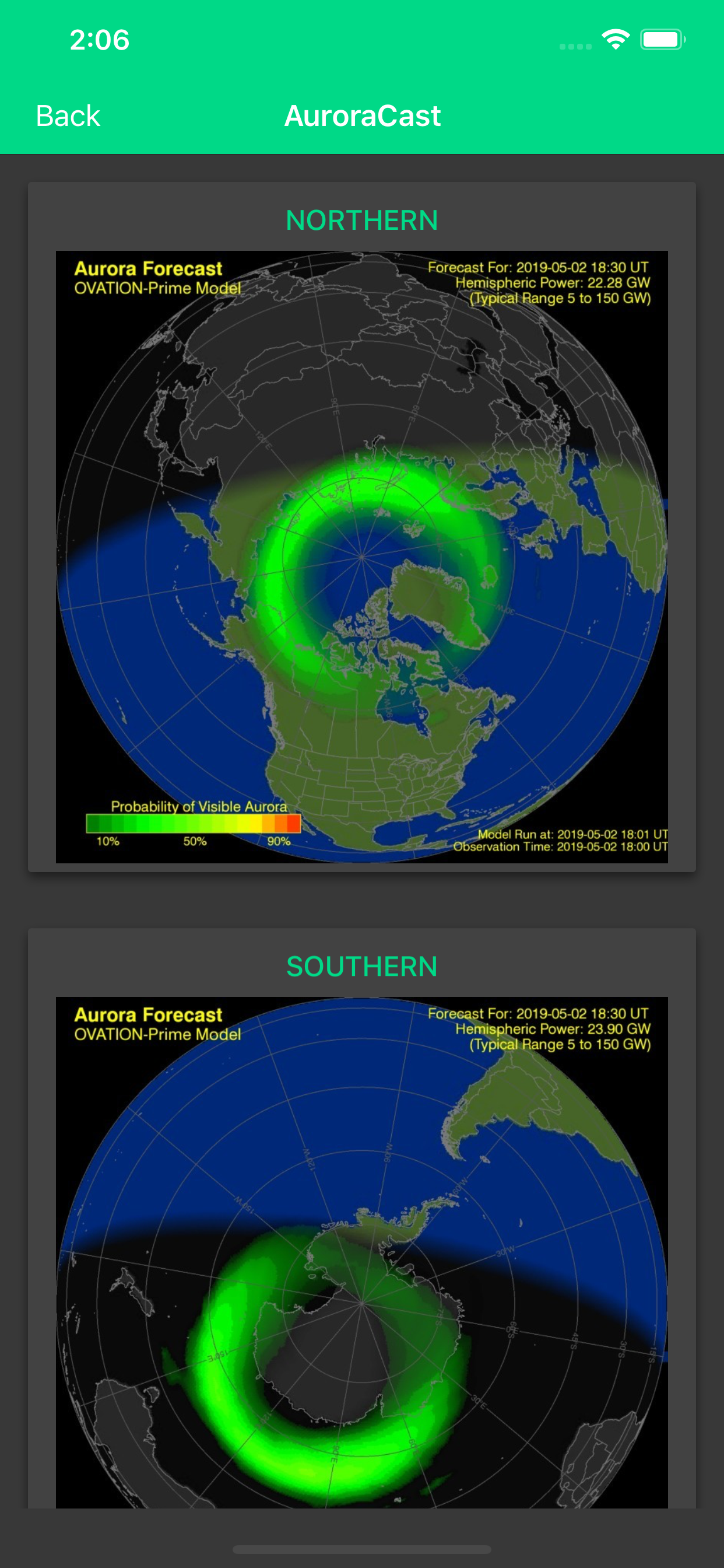 AuroraCast - Aurora Forecast screenshot 8