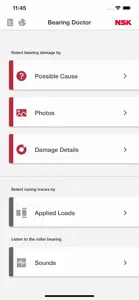 NSK Bearing Doctor screenshot #2 for iPhone