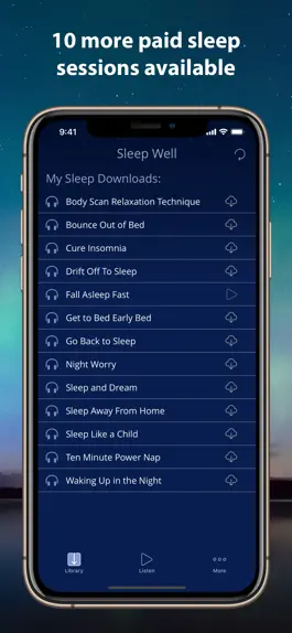 Game screenshot Sleep Well Hypnosis Downloads apk
