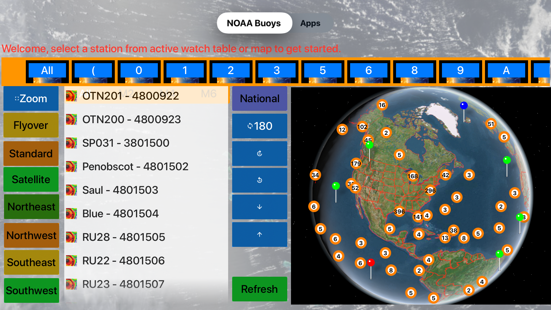 Instant NOAA Buoys 3D