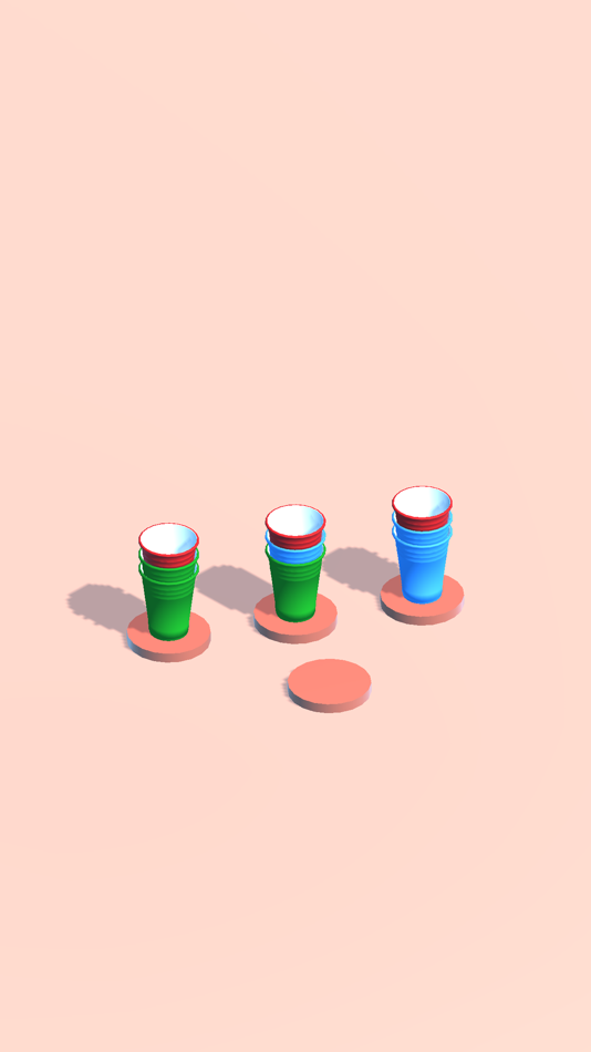 #1. Cups Sort (iOS) By: MENA AAZEDINE