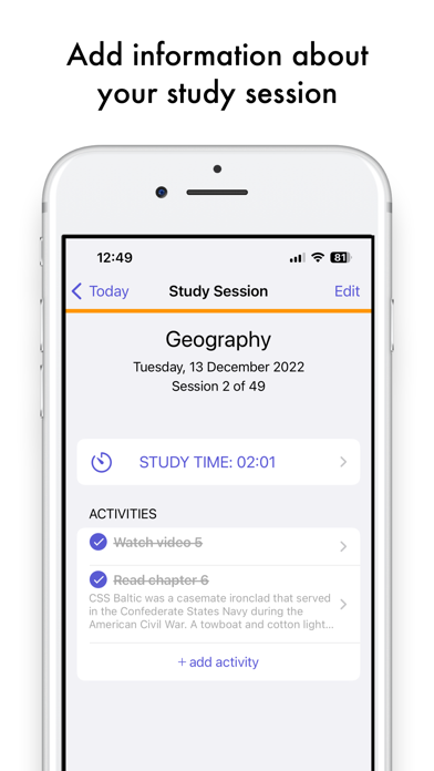 Easy Study - Timetable Planner Screenshot