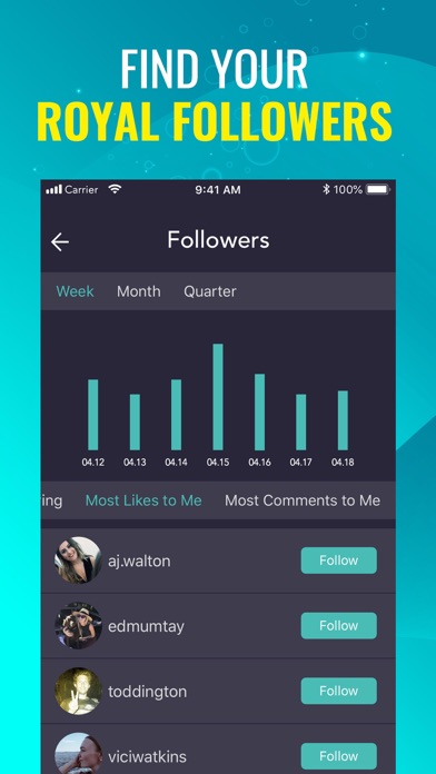 Followers Track for Instagramº Screenshot