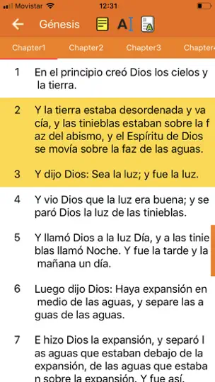 Captura de pantalla de Santa Biblia Catolica en iPhone 1