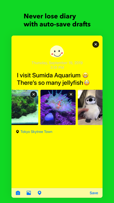 Mood Journal with Photo iPhone screenshot 5 - Lifestyle app