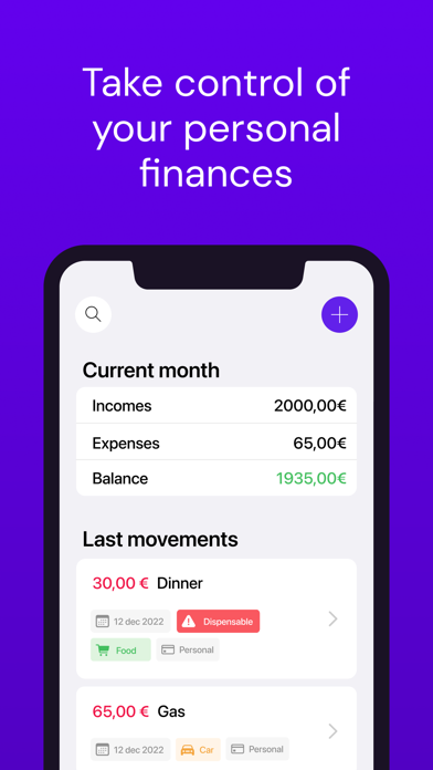 Mani - Personal finance Screenshot