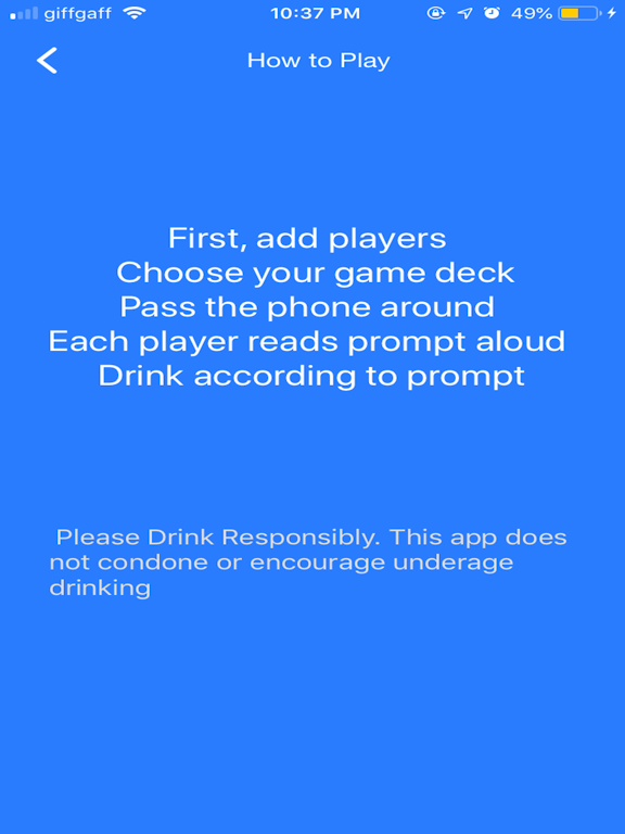 Screenshot #4 pour Devil's Cup- a drinking game