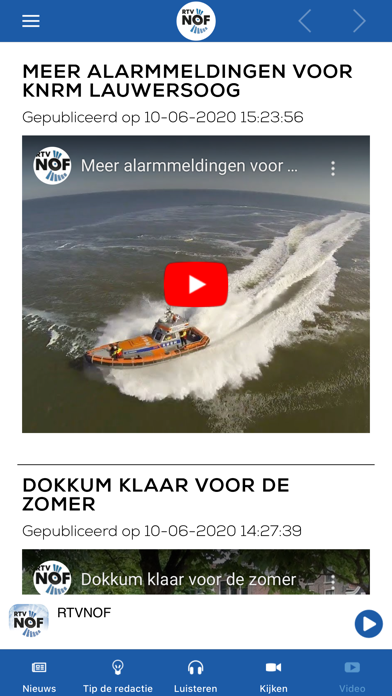 RTV NOF - Nieuws Screenshot