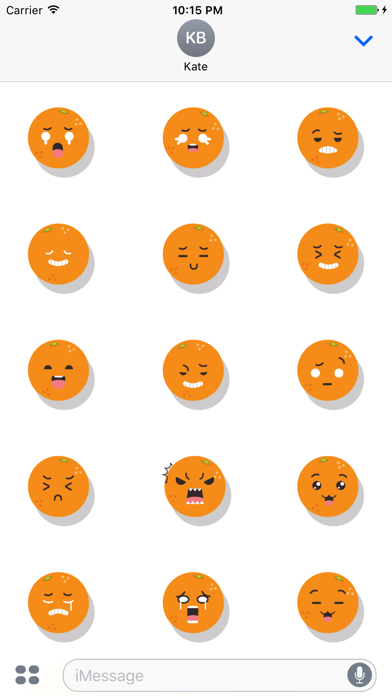 Screenshot #3 pour Sticker Me Funny Orange