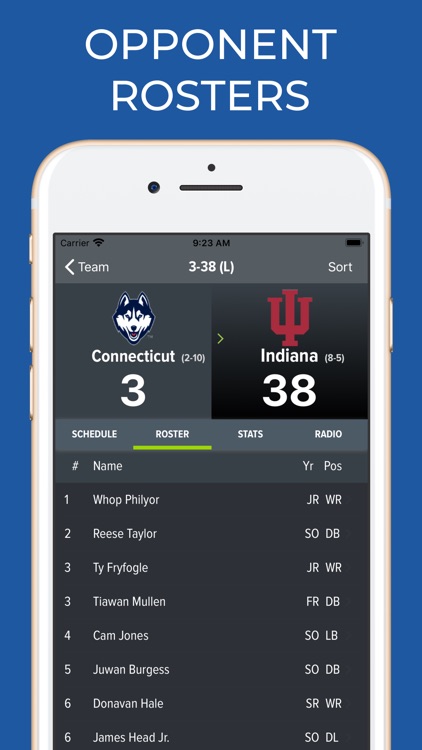 Connecticut Football Schedules screenshot-8