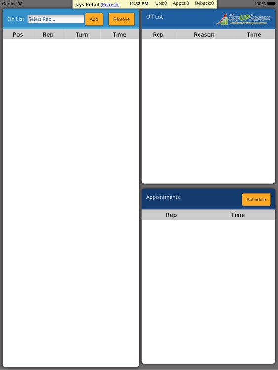 Sky Up System Retail Kiosk