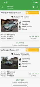 Autóbérlés - SinexRent screenshot #3 for iPhone