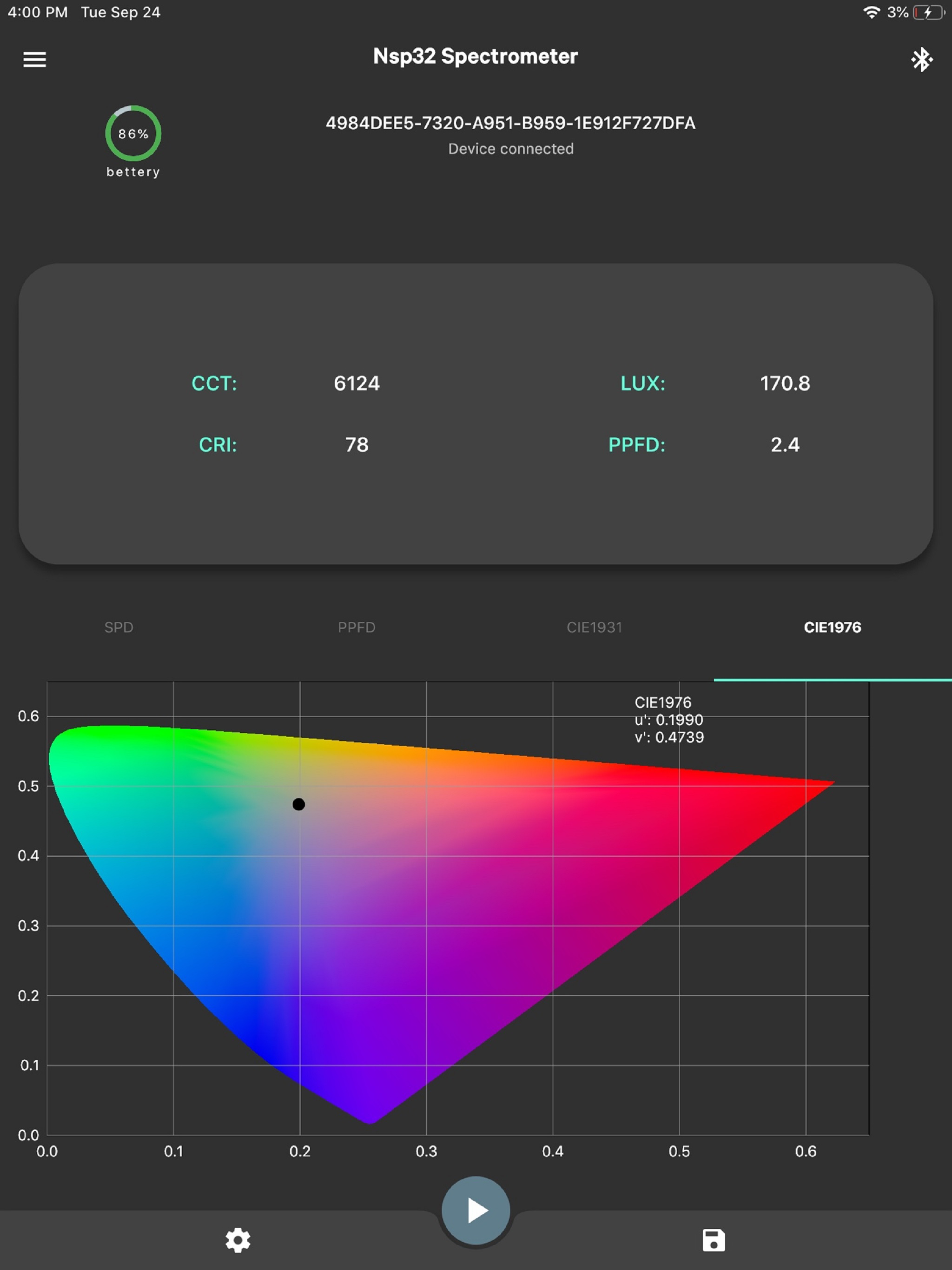 NSP32 nanoLambda Spectrometer screenshot 11
