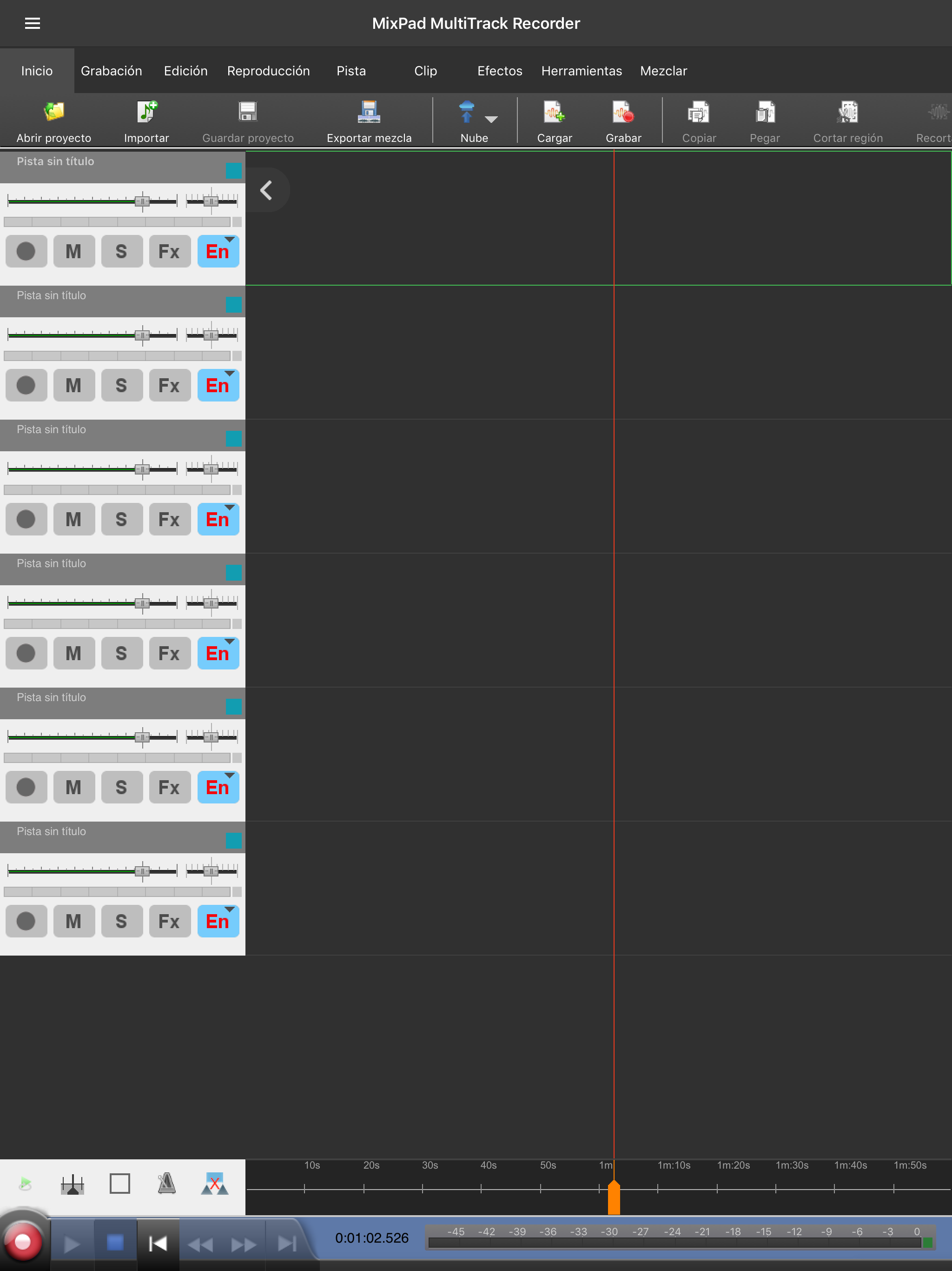 MixPad, mezclador multipista screenshot 11