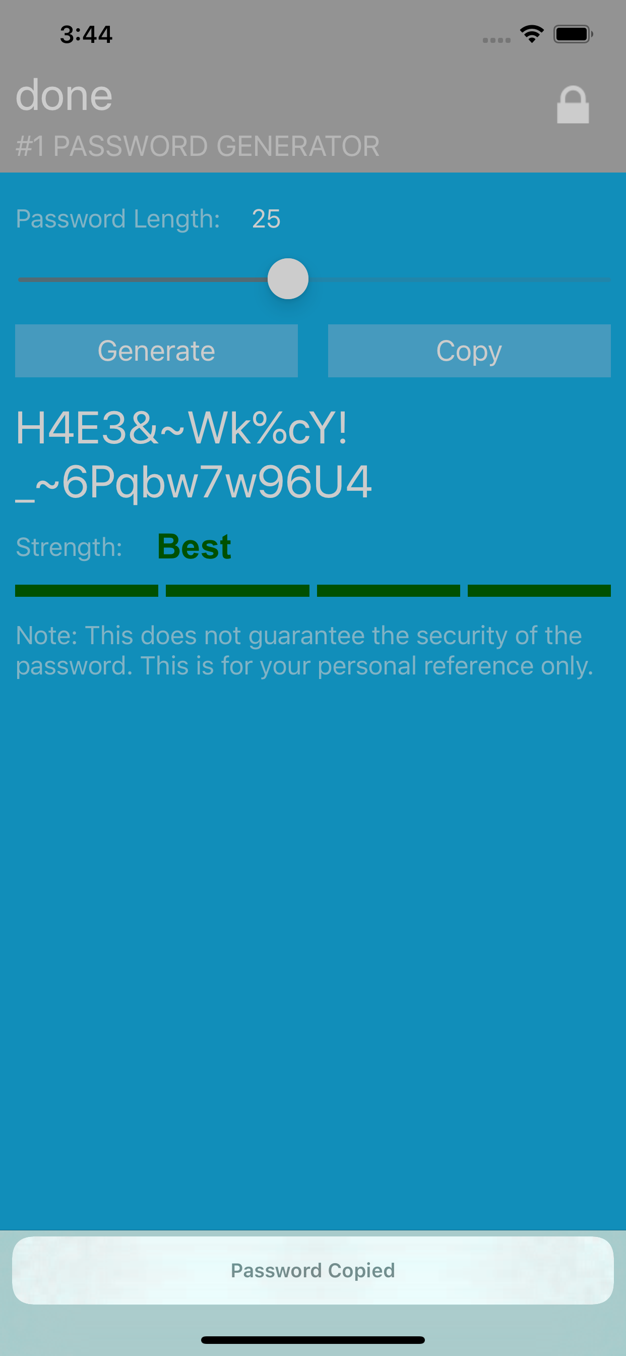 #1 Password Generator screenshot 3