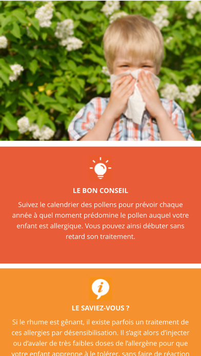 Mon enfant est malade Screenshot
