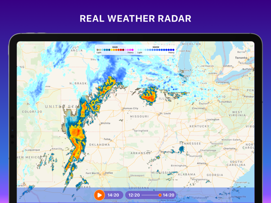 RAIN RADAR - Live Weather Maps iPad screenshot 6 - Weather app