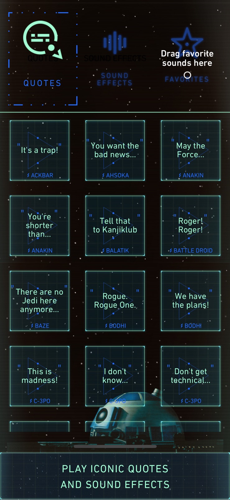 Star Wars iphone screenshot 1